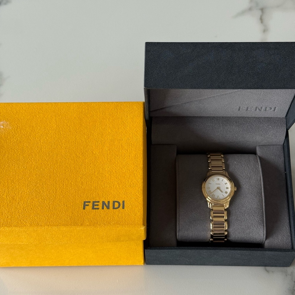 Fendi Gold-Tone Classic Watch